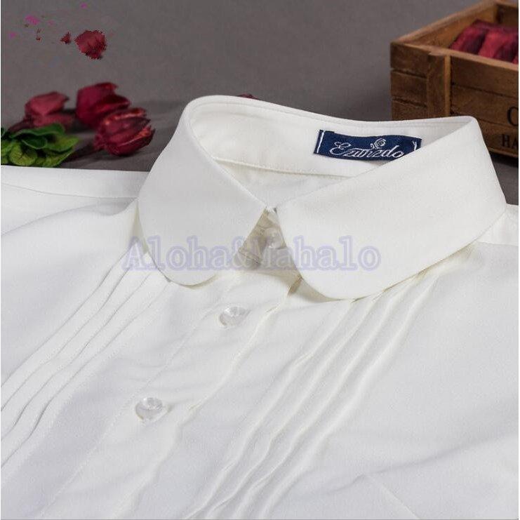 付け襟 シャツ 丸襟 フリル レディース つけ襟 偽襟 にせえり ネックレスタイプ アクセサリー 小物 世界的に