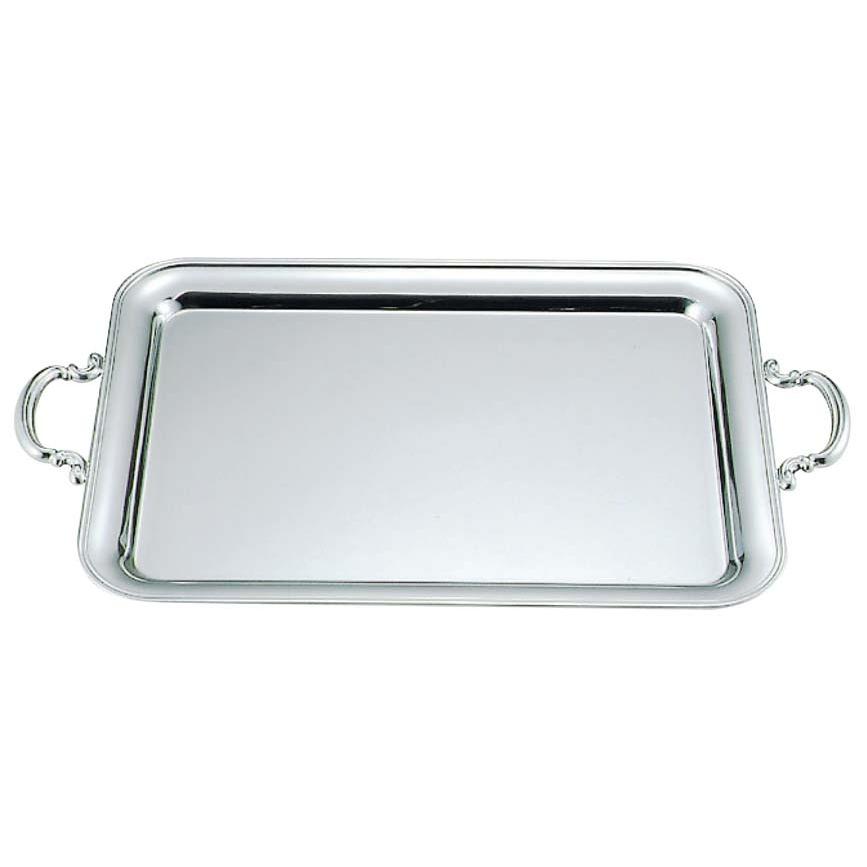 新品】角盆 手付 B渕 18-8 （ステンレス） UK 人気 18インチ 新品】角