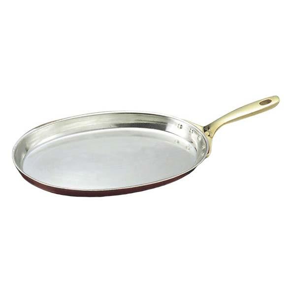 Gazeele Japan 銅製オーバルフライパン 30cm Gazeele Japan 銅製オーバルフライパン 30cm