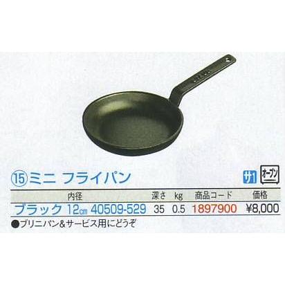 m ストウブ ミニフライパン 12cm ブラック 40509-529