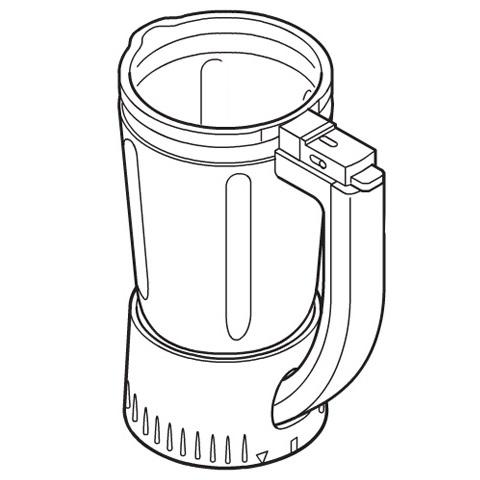 部品販売）ミキサー X301用部品 ミキサーコップ（AVA03-242-WO） : 水