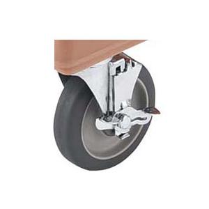 hide　キャスター 部品販売）キャンブロ 自在キャスター 5吋 ストッパー付 60007 : 水