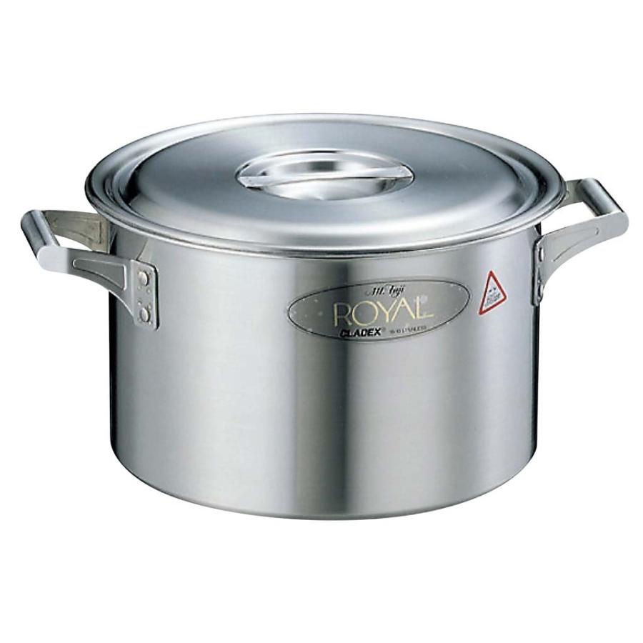 18-10 ロイヤル 半寸胴鍋 XMD-300 30珊 調理器具-キッチン、日用品、文具