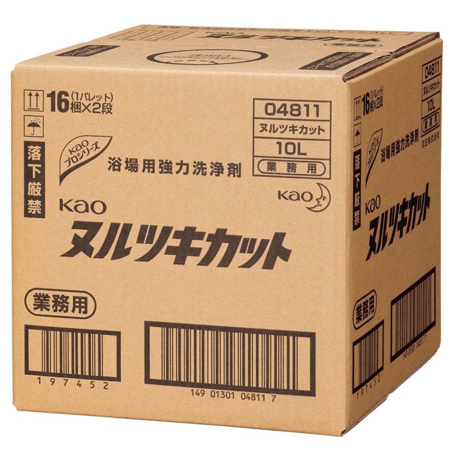 花王 浴場用強力洗剤 ヌルツキカット 10L