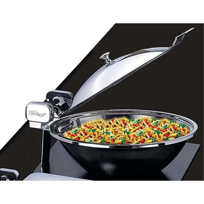 ハイパーラックス 中華電磁サーヴァー ステンレス鋼蓋手あい（油圧）HA-641 料理別鍋-鍋、グリル-キッチン、日用品、文具