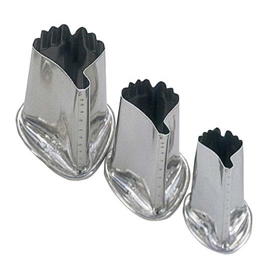 EBM 18-8 上物渕付 抜型 3Pcs 銀杏