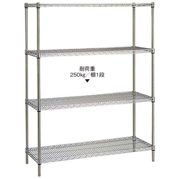 ERECTA - スーパーエレクターシェルフ 4段仕かける P2200×LLS1820