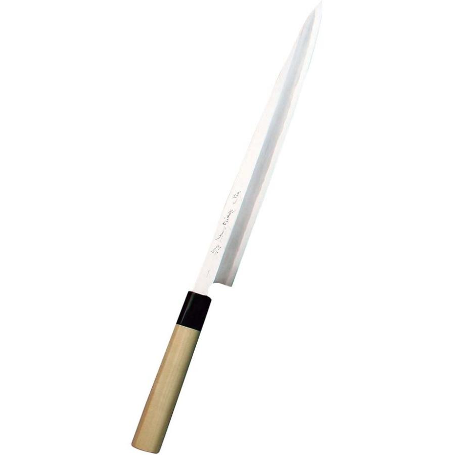 柳刃包丁 36cm 片刃 白二鋼 黒檀柄 【公式通販】