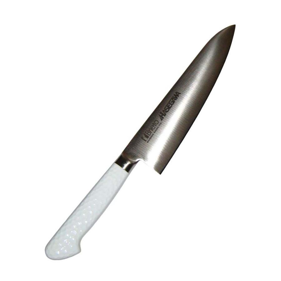 ハセガワ 抗菌カラー庖丁 牛刀 MGK-21 21cm ホワイト