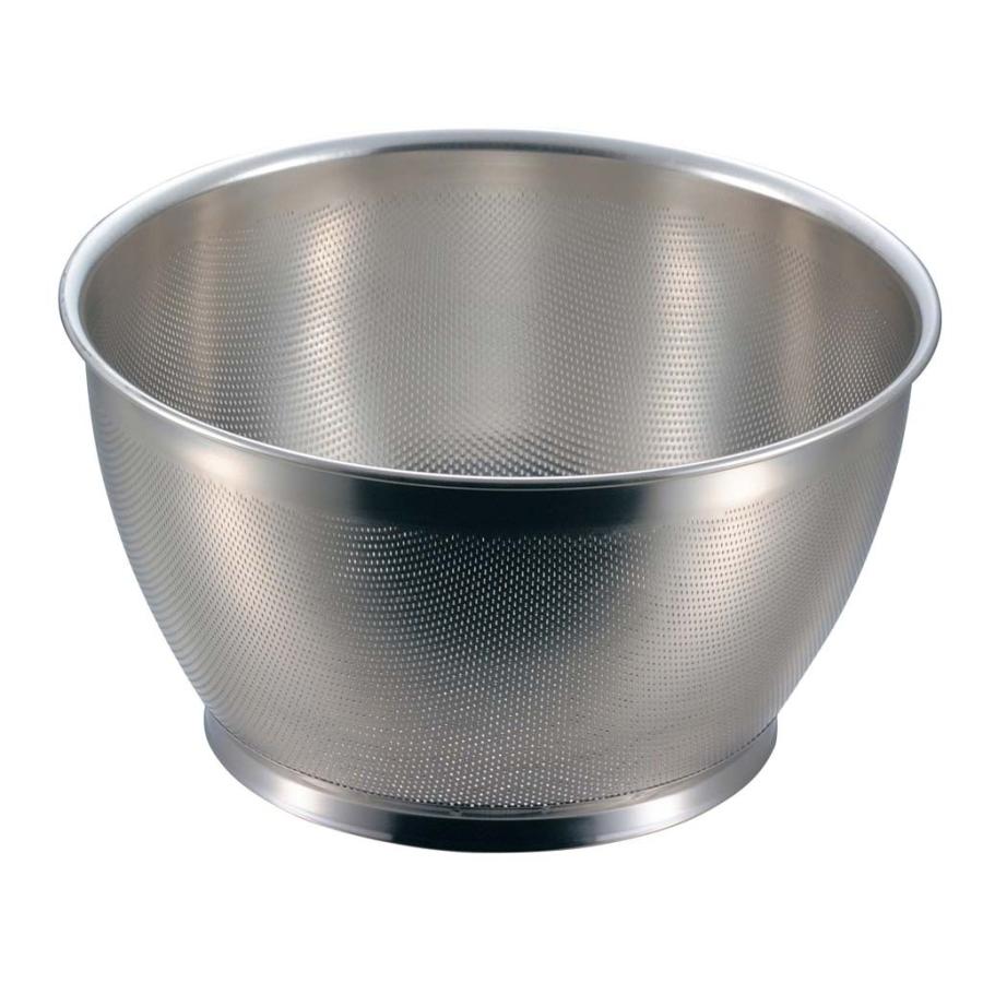 パンチング 米揚ザル 35cm 18-8 UK