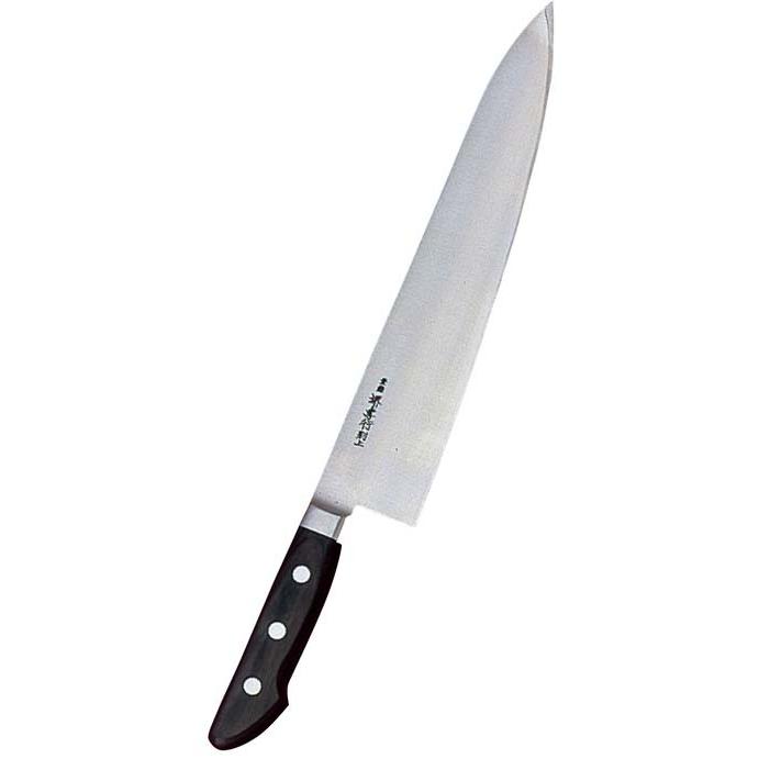 堺孝行（日本鋼・ツバ付）牛刀 18cm 15011