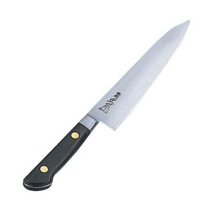 正本 ツバ付紫丹柄 牛刀 18cm CT-5018