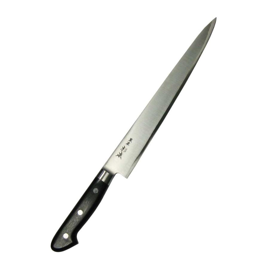 杉本 ツバ付最上品（A）洋庖丁（日本鋼）筋引（ハムスライス）30cm