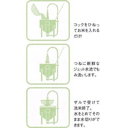 スギコ 洗米機（水圧式） 2斗 RWO-48Aの画像