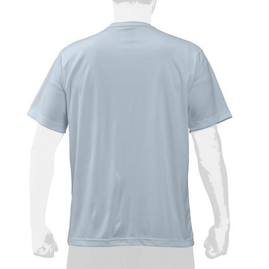 MIZUNO（ミズノ） 野球 シャツ 公式 Tシャツ 丸首 半袖 グレー
