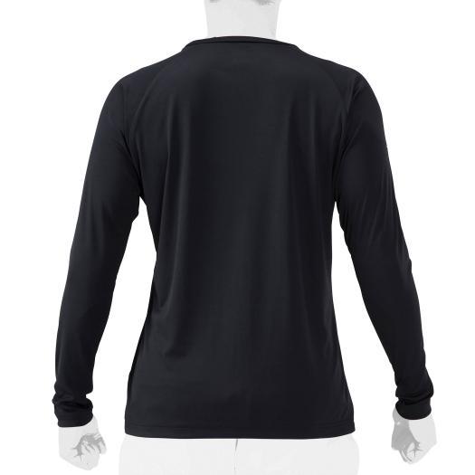 MIZUNO（ミズノ） 野球 シャツ 公式 Tシャツ 長袖 ブラック シンプル