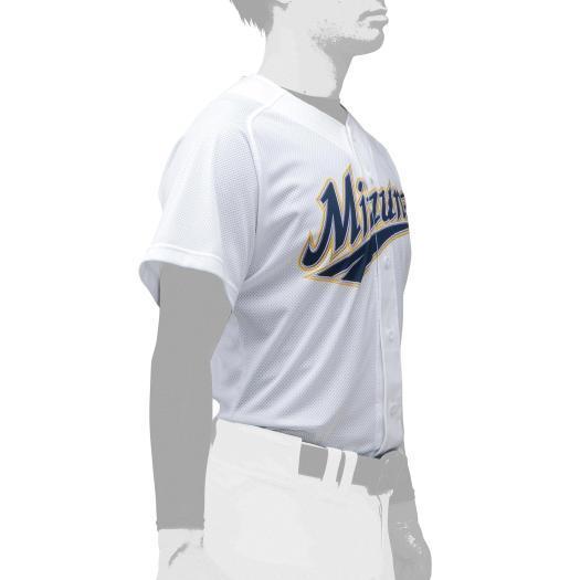 MIZUNO（ミズノ） 野球 ユニフォームシャツ 公式 シャツ 無地 オープン