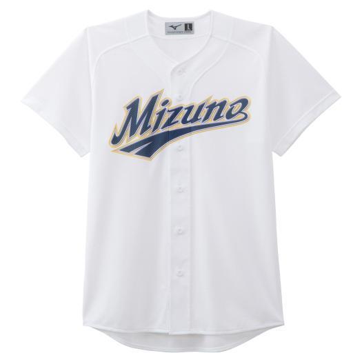 MIZUNO（ミズノ） 野球 ユニフォームシャツ 公式 シャツ 無地 オープン