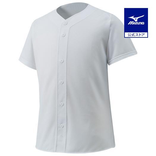 安い割引 ミズノ公式 シャツ オープンタイプ 野球 ホワイト ジュニア 【SALE／75%OFF】