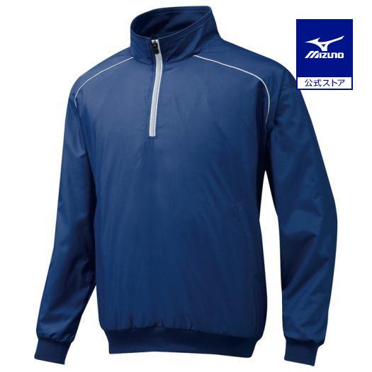 S510P 様Mizuno NIHON ハーフジップジャケット ネイビー MIZUNO（ミズノ） ミズノ公式 ハーフZIPジャケット ジュニア ネイビー