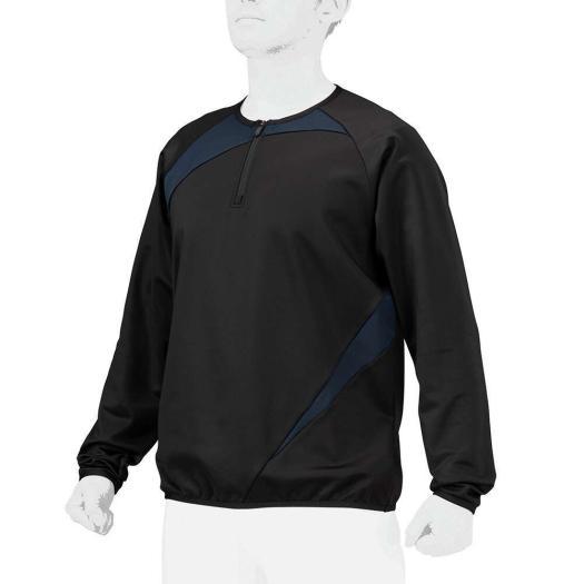 MIZUNO（ミズノ） ミズノ公式 裏起毛ニットジャケット ハーフZIP ユニ