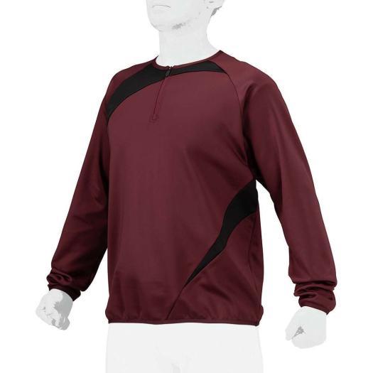 MIZUNO（ミズノ） ミズノ公式 裏起毛ニットジャケット ハーフZIP ユニ