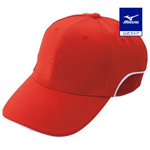 楽天ポルテ　ミズノ　グランドコート　ユニフォーム　アンダーシャツ　ベルト　帽子 MIZUNO（ミズノ） 野球 帽子 公式 ベンチレーション 六方型 レッド