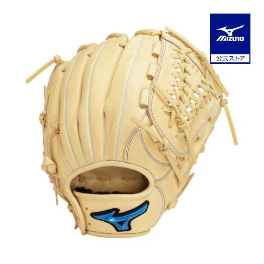ミズノプロ 軟式グローブ 型付け済 サイズ10 キャメル×ブルー 【公式通販】