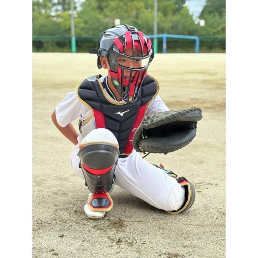MIZUNO（ミズノ） 野球 小学生軟式 ゴムソフトボール用捕手防具3点