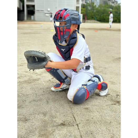 MIZUNO（ミズノ） 野球 小学生軟式 ゴムソフトボール用捕手防具3点