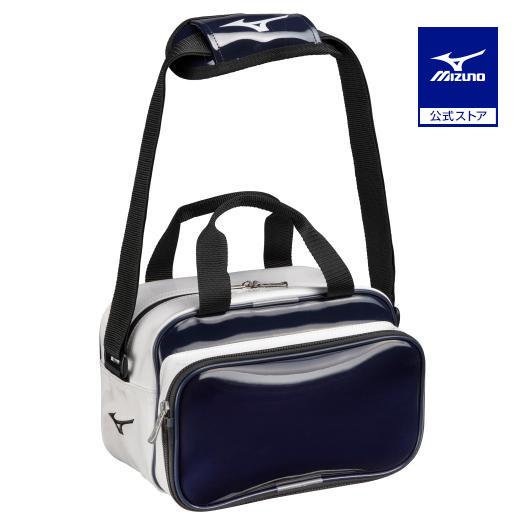 Mizuno サブバッグ ホワイト/ブルー MIZUNO（ミズノ） 野球 バッグ ミズノ公式 エナメルミニバッグ MIZUNO
