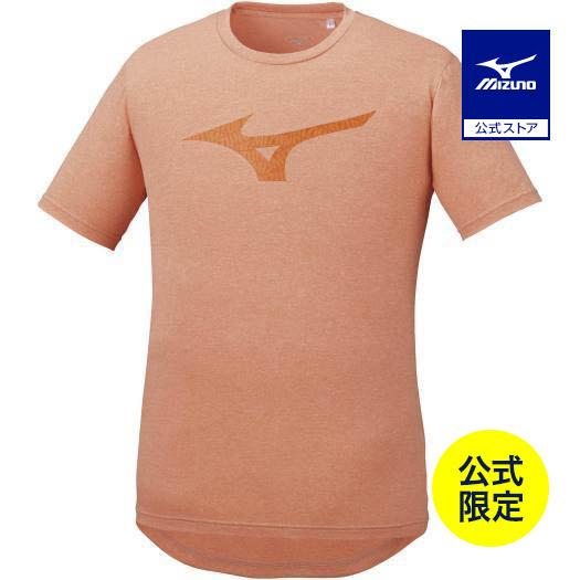 Mizuno オレンジ メッシュシャツ MIZUNO（ミズノ） ミズノ公式 ミズノ直営店限定 半袖Tシャツ ユニ