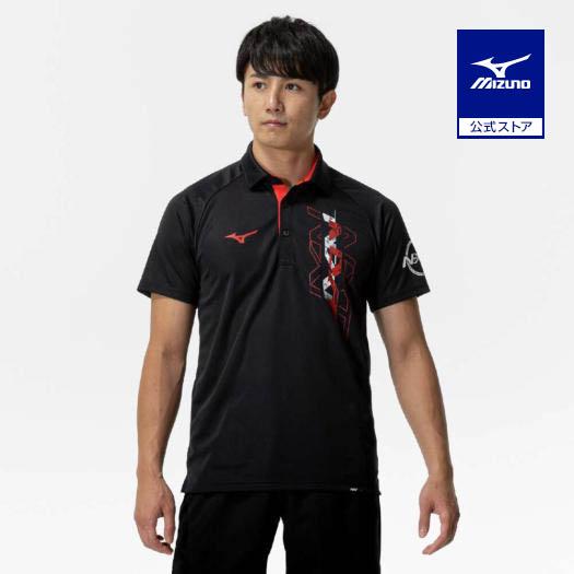 MIZUNO（ミズノ） ミズノ公式 抗菌防臭/防汚 ポロシャツ ブラック