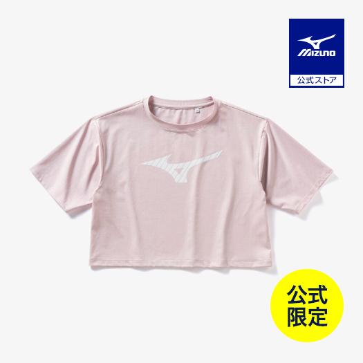 MIZUNO（ミズノ） ミズノ公式 ミズノ直営店限定 ビッグロゴクロップドT