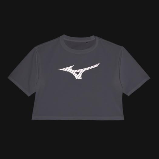 【カタログ非掲載モデル】Mizuno 【限定】Tシャツ Lサイズ ホワイト【新品 MIZUNO（ミズノ） ミズノ公式 ミズノ直営店限定 ビッグロゴクロップドT