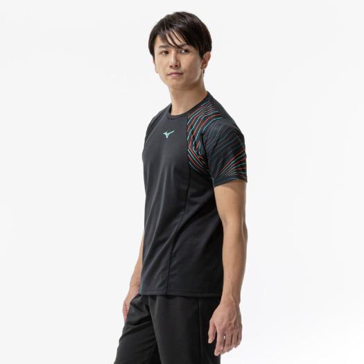 MIZUNO（ミズノ） ミズノ公式 N-XT グラフィックTシャツ ブラック