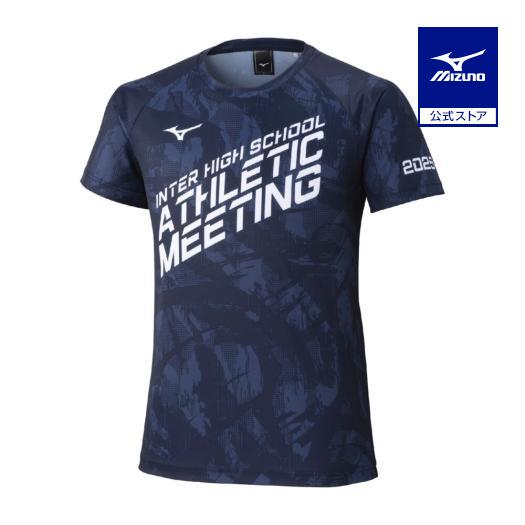 MIZUNO インターハイ 2025 Tシャツ　2XL MIZUNO（ミズノ） ミズノ公式 2025インターハイ限定Tシャツ ネイビー