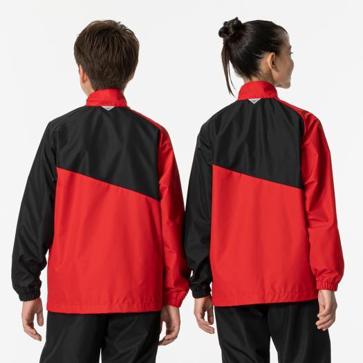 Mizuno Pロゴ付きレッドジャケット JM Mizuno Pロゴ付きレッドジャケット JM Mizuno Pロゴ付きレッド