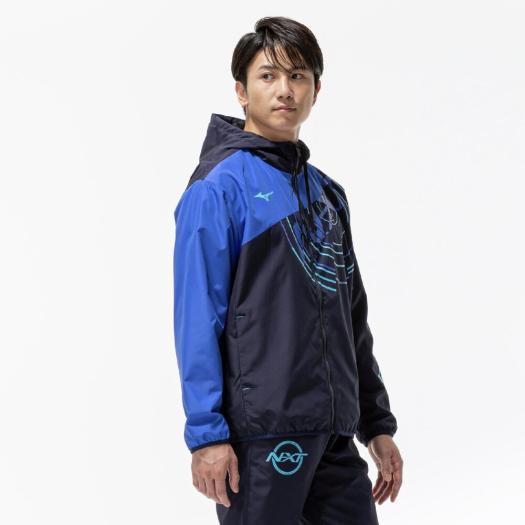 ミズノ公式 N-XT ウィンドブレーカージャケット ディープネイビー ユニセックス
