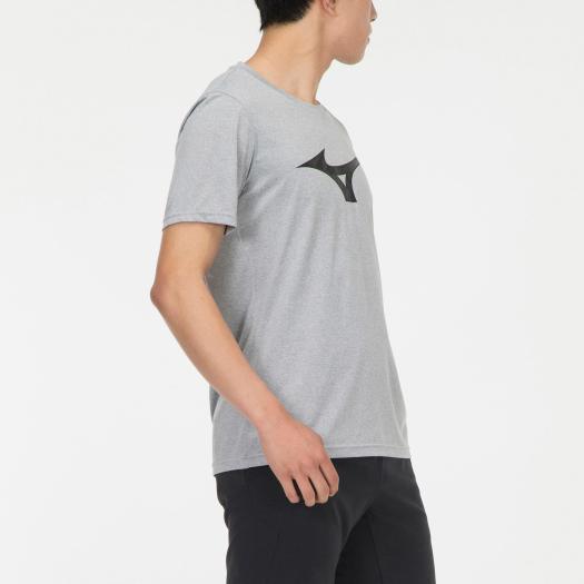 値頃 ミズノ公式 Tシャツ Bigロゴ メンズ グレー杢 Babylonrooftop Com Au