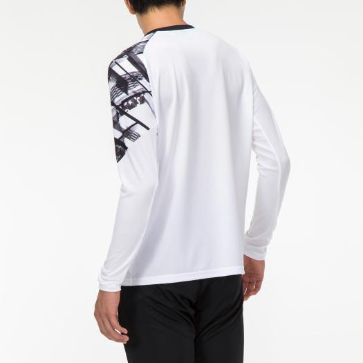 ミズノ公式 Tシャツ 長袖 ユニセックス ホワイト|mizuno-shop|02