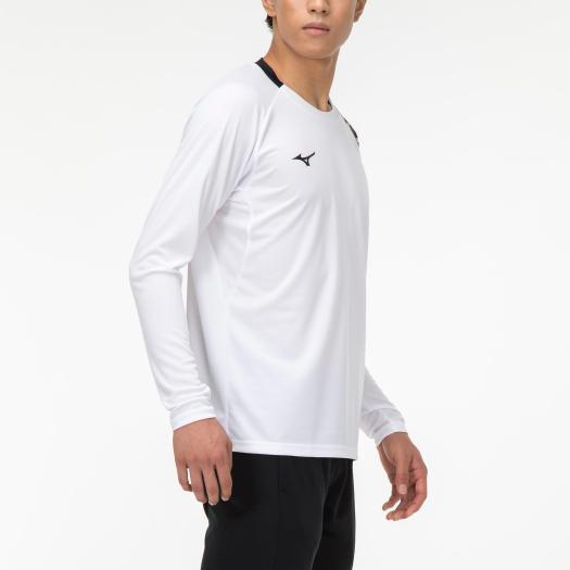 ミズノ公式 Tシャツ 長袖 ユニセックス ホワイト|mizuno-shop|03