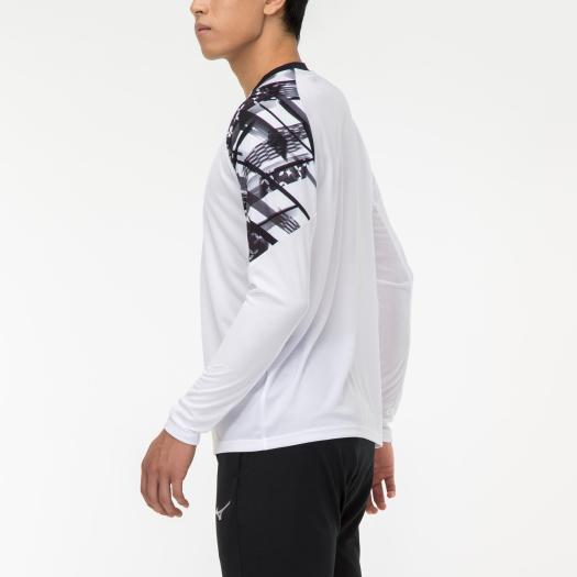 ミズノ公式 Tシャツ 長袖 ユニセックス ホワイト|mizuno-shop|04