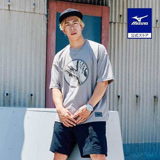 MIZUNO（ミズノ） ミズノ公式 ルーズフィットグラフィックTシャツ