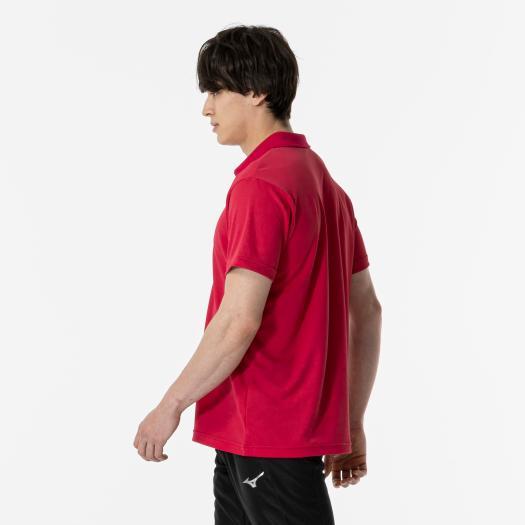 MIZUNO（ミズノ） ミズノ公式 ポロシャツ ユニセックス エンジ