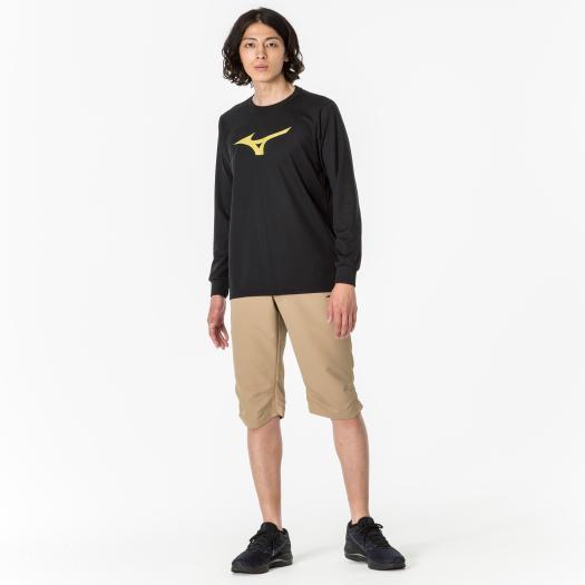 MIZUNO（ミズノ） ミズノ公式 Tシャツ 長袖 ユニセックス ブラック
