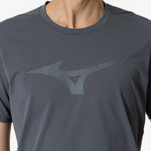 ミズノ公式 ソフトドライTシャツ メンズ タービュレントグレー 