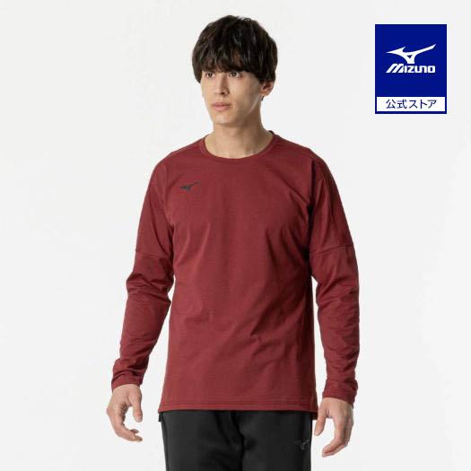 MIZUNO（ミズノ） ミズノ公式 ソフトドライTシャツ 長袖 メンズ ワイン