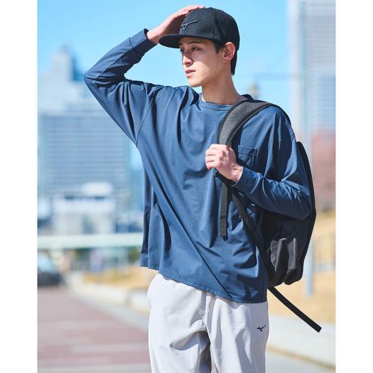 MIZUNO（ミズノ） ミズノ公式 ソフトドライTシャツ 長袖 ダーク