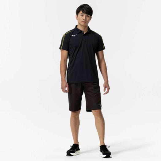 MIZUNO（ミズノ） ミズノ公式 ポロシャツ ブラック ユニセックス
